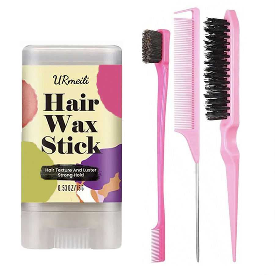 Hair Wax Stick - Stik Lilin Rambut, Dengan Set Sikat