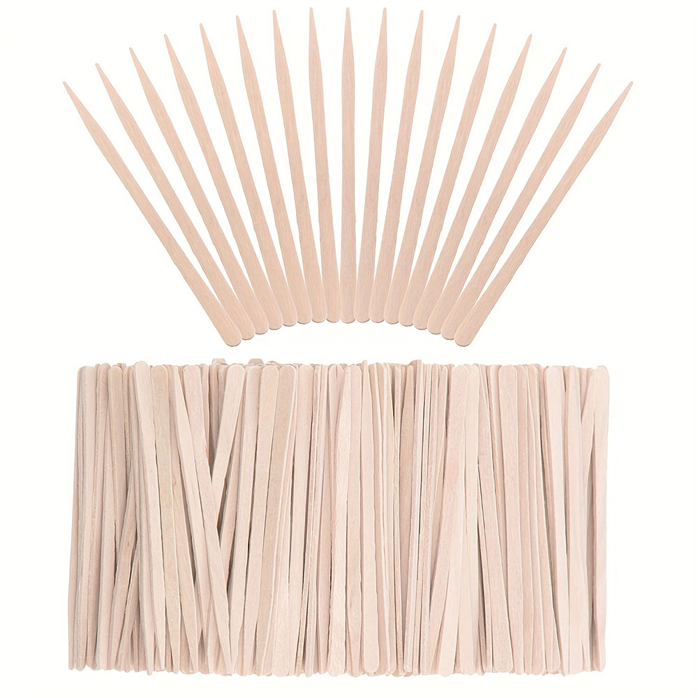 Hair Wax Stick - 300/500 Buah Stik Lilin Kayu Spatula