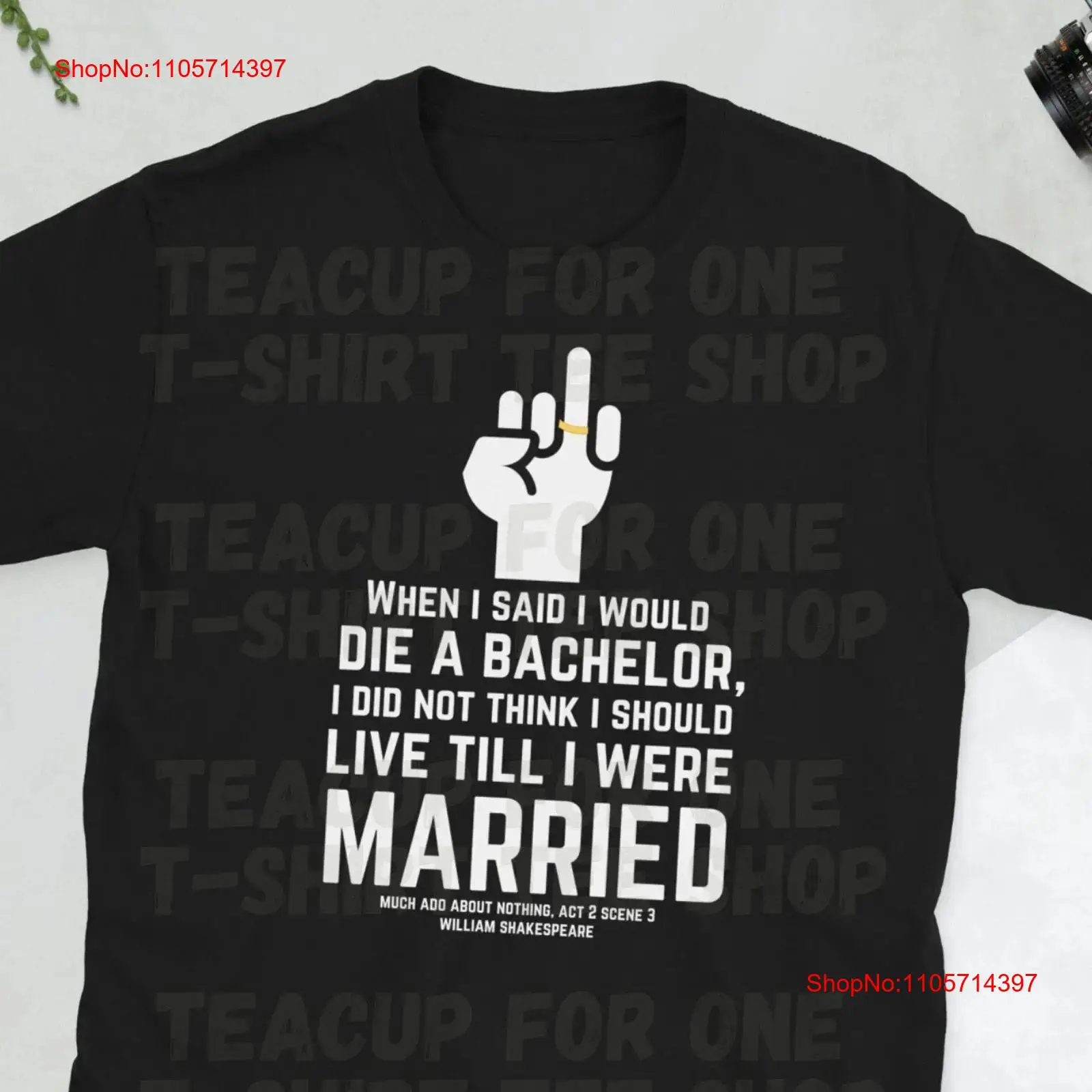 Men'S Grooming Quotes - Kaos Bertuliskan 'Much Ado About Nothing'