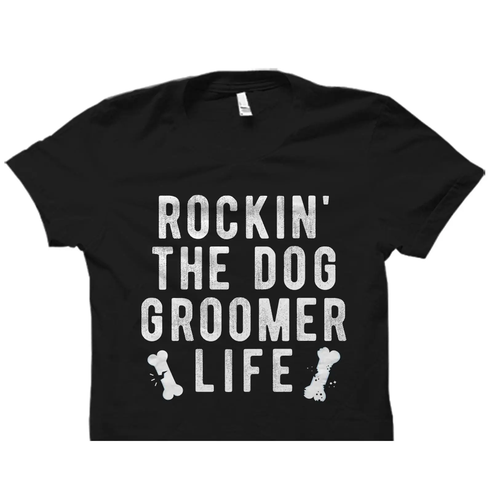 Men'S Grooming Quotes - Kaos Petunjuk Lucu 'Rockin' The Dog