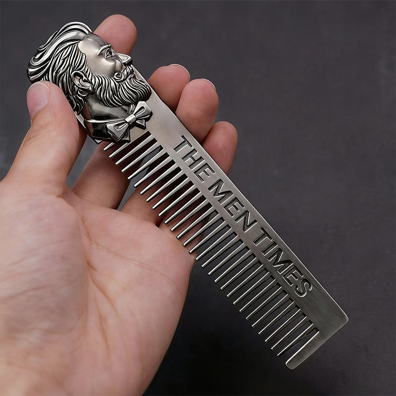 Sisir Rambut Logam Vintage Ret - Men'S Grooming Oil ulasan dan harga