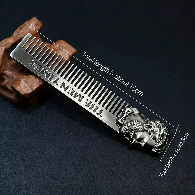 Sisir Rambut Logam Vintage Ret - Men'S Grooming Oil ulasan dan harga