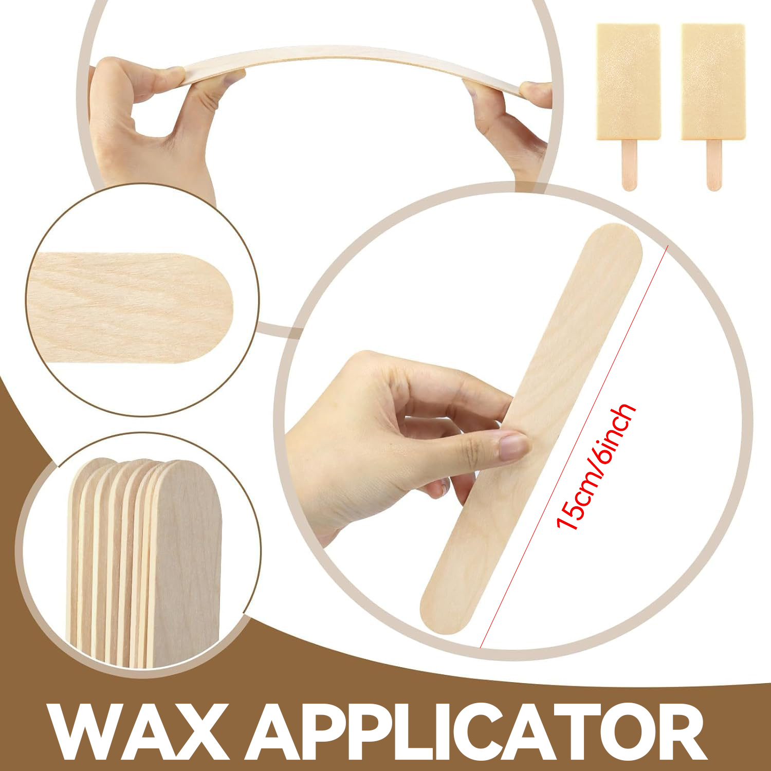 10 Buah Stik Waxing Kayu Alami - Hair Wax Stick ulasan dan harga