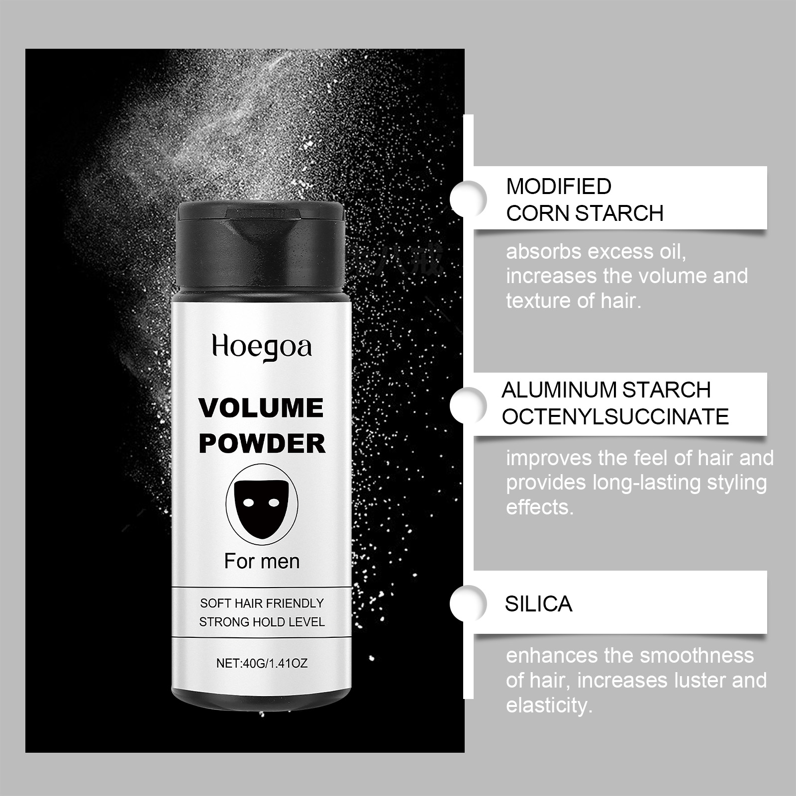 Bedak Rambut Penambah Volume P - Men'S Grooming Oil ulasan dan harga