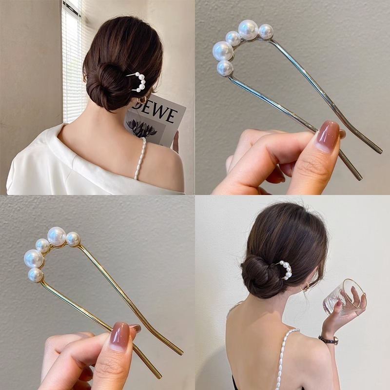 Jepit Rambut Bentuk U Vintage  - Hair Wax Stick ulasan dan harga