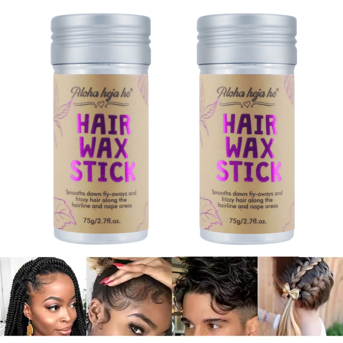 2/5 Buah Kit Penata Rambut Lil - Hair Wax Stick ulasan dan harga