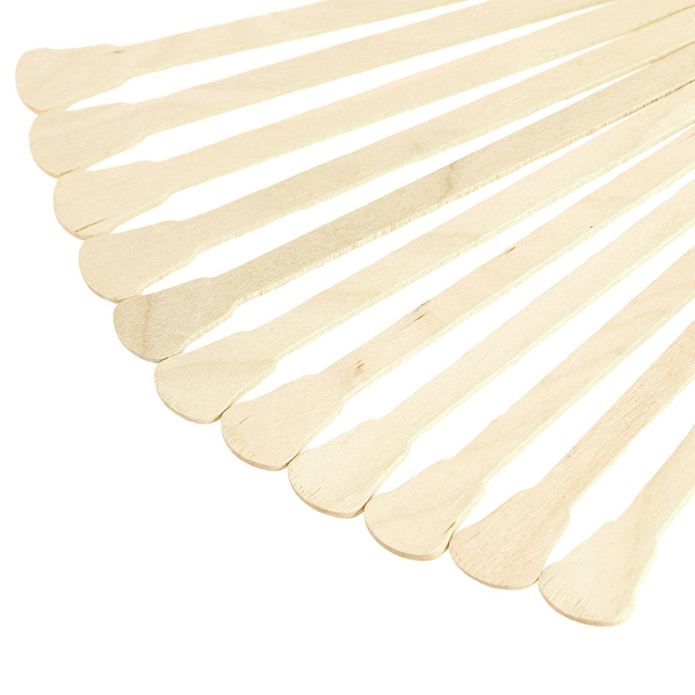 500Pcs Spatula Kayu untuk Waxi - Hair Wax Stick ulasan dan harga