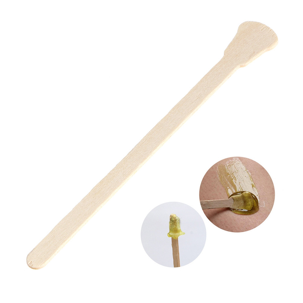 500Pcs Spatula Kayu untuk Waxi - Hair Wax Stick ulasan dan harga