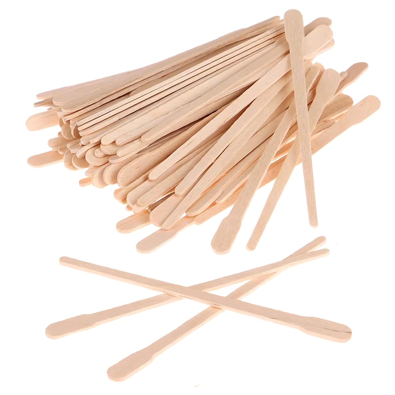 100 buah Spatula Penghilang Bu - Hair Wax Stick ulasan dan harga